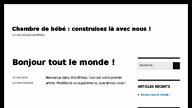 What Chambredebebe.fr website looked like in 2016 (7 years ago)