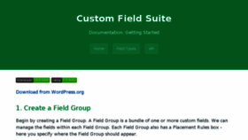 What Customfieldsuite.com website looked like in 2016 (7 years ago)