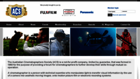 What Cinematographer.org.au website looked like in 2016 (7 years ago)