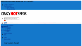What Crazyhotseeds.com website looked like in 2016 (7 years ago)