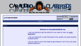 What Caraudioclassifieds.org website looked like in 2016 (7 years ago)