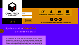 What Caixapretadasaude.org.br website looked like in 2016 (7 years ago)
