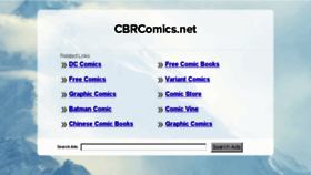 What Cbrcomics.net website looked like in 2016 (7 years ago)