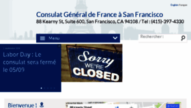 What Consulfrance-sanfrancisco.org website looked like in 2016 (7 years ago)