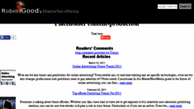 What Content-production.masternewmedia.org website looked like in 2016 (7 years ago)