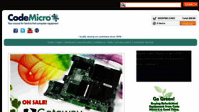 What Codemicro.com website looked like in 2016 (8 years ago)