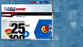 What Cableone.com website looked like in 2016 (7 years ago)