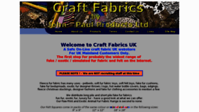 What Craft-fabrics.co.uk website looked like in 2016 (7 years ago)