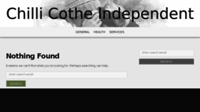 What Chillicotheindependent.com website looked like in 2016 (7 years ago)