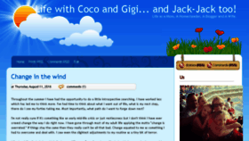 What Cocoandgigi.com website looked like in 2016 (7 years ago)