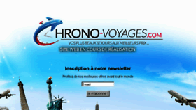 What Chrono-voyages.com website looked like in 2016 (7 years ago)