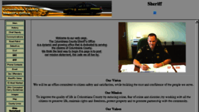 What Colcountysheriff.com website looked like in 2016 (7 years ago)