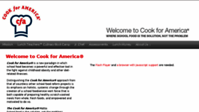 What Cookforamerica.com website looked like in 2016 (7 years ago)