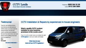 What Cctvleeds.co.uk website looked like in 2016 (7 years ago)