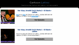 What Cartoon-latino.com website looked like in 2016 (7 years ago)
