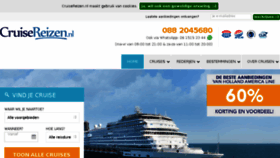 What Cruisereizen.nl website looked like in 2016 (7 years ago)