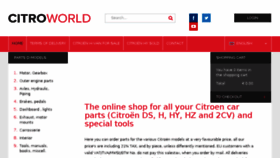 What Citroworld.com website looked like in 2016 (7 years ago)