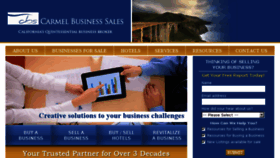 What Carmelbusinesssales.com website looked like in 2016 (7 years ago)