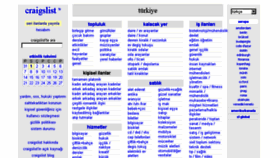 What Craigslist.com.tr website looked like in 2016 (7 years ago)