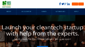 What Cleantechopen.org website looked like in 2016 (7 years ago)