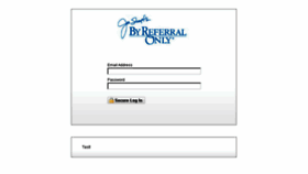 What Contacts.byreferralonly.com website looked like in 2016 (7 years ago)
