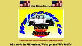 What Cruisinclassics.com website looked like in 2016 (7 years ago)