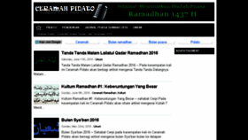 What Ceramahpidato.com website looked like in 2016 (7 years ago)