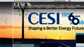 What Cesi.it website looked like in 2016 (9 years ago)
