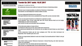 What Churfranken-triathlon.de website looked like in 2016 (7 years ago)