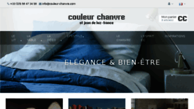 What Couleur-chanvre.fr website looked like in 2016 (7 years ago)