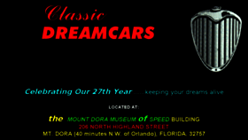 What Classicdreamcars.com website looked like in 2016 (7 years ago)