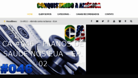 What Conquistandoaamerica.com.br website looked like in 2016 (7 years ago)