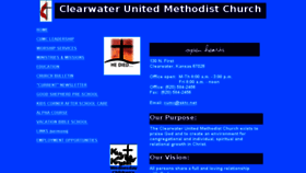 What Clearwaterumc.com website looked like in 2016 (7 years ago)