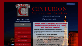 What Centurionmgmt.com website looked like in 2016 (7 years ago)