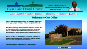 What Clearlakedentalcenter.com website looked like in 2016 (7 years ago)