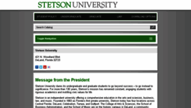 What Catalog.stetson.edu website looked like in 2016 (7 years ago)