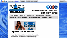 What Crystalclear-systems.com website looked like in 2016 (7 years ago)