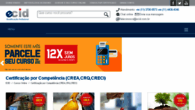 What Certificacaoporcompetencia.com.br website looked like in 2016 (7 years ago)