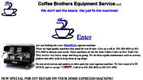 What Coffeebrothers.net website looked like in 2016 (7 years ago)