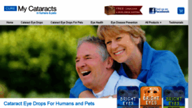 What Curemycataracts.com website looked like in 2016 (7 years ago)