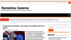 What Conremedioscaseros.com website looked like in 2016 (7 years ago)