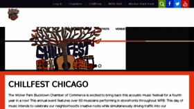 What Chillfestchicago.com website looked like in 2016 (7 years ago)