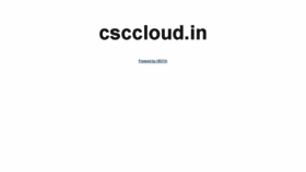 What Csccloud.in website looked like in 2016 (7 years ago)