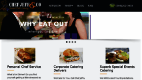 What Chefjeffco.com website looked like in 2016 (7 years ago)