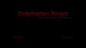 What Codemasters-project.net website looked like in 2016 (7 years ago)