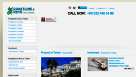What Coastlinekeys.com website looked like in 2016 (7 years ago)