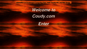 What Coudy.com website looked like in 2016 (7 years ago)
