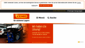 What Chemo.de website looked like in 2016 (7 years ago)