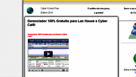 What Cybercronus.com.br website looked like in 2016 (7 years ago)