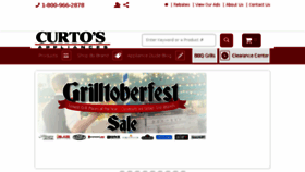 What Curtos.com website looked like in 2016 (7 years ago)